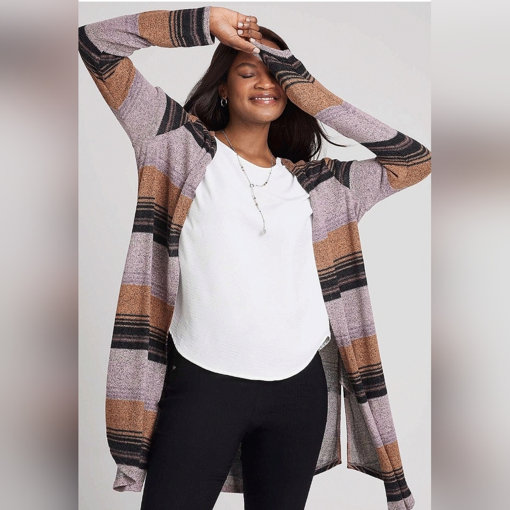 🆕 Striped Duster Cardigan
